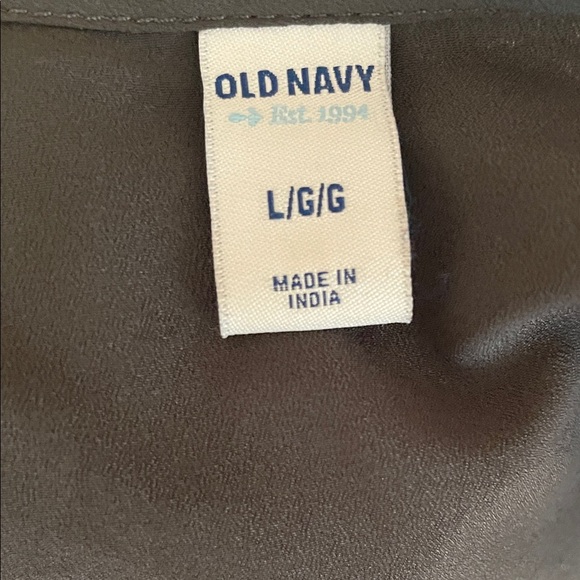 Old Navy Black Sequin Details V-Neck Women's Polyester Tank Top Layering L EUC - Picture 5 of 6